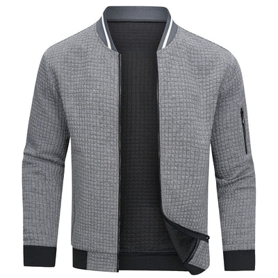 Eleganter Herrenpullover mit modernem Reißverschluss