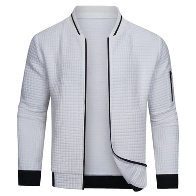 Eleganter Herrenpullover mit modernem Reißverschluss