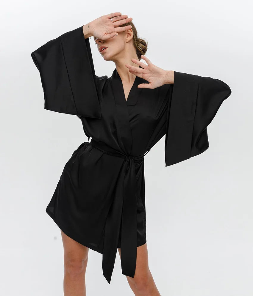 Eleganter Kimono mit Breiten Ärmeln für Stil
