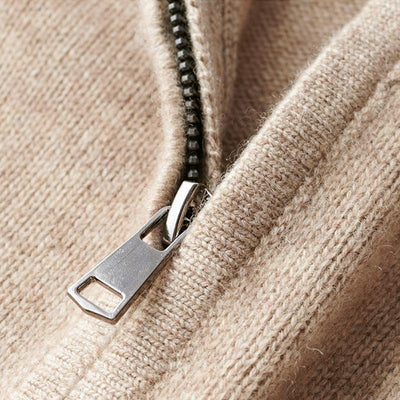 Eleganter Pullover mit Halbreißverschluss für Stilbewusste