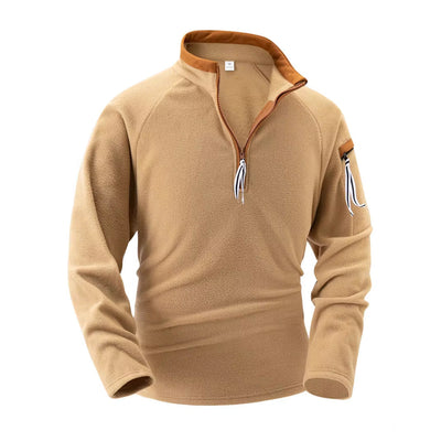 Eleganter Stehkragenpullover für Stilvolle Herren