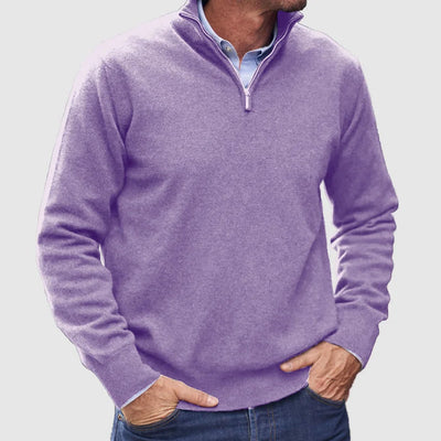 Eleganter Strickpullover mit Raffiniertem Stehkragen
