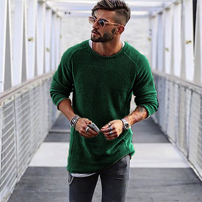 Eleganter Strickpullover mit langem Arm
