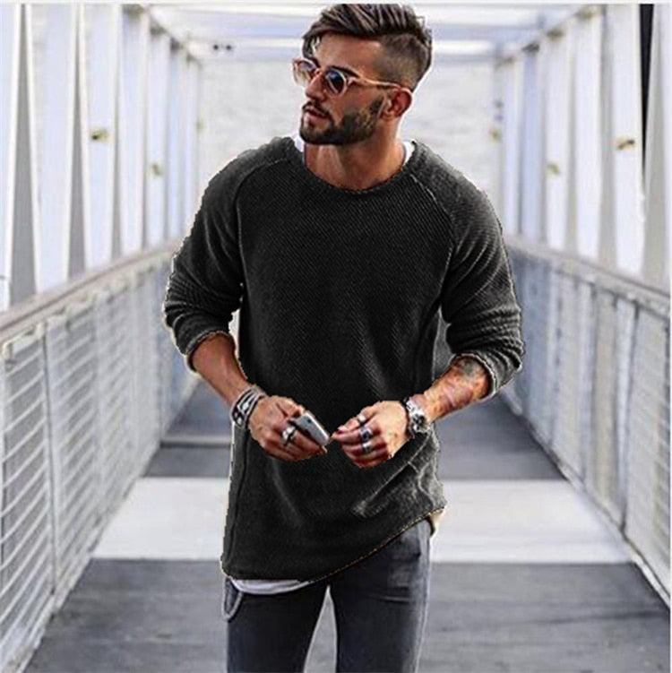 Eleganter Strickpullover mit langem Arm