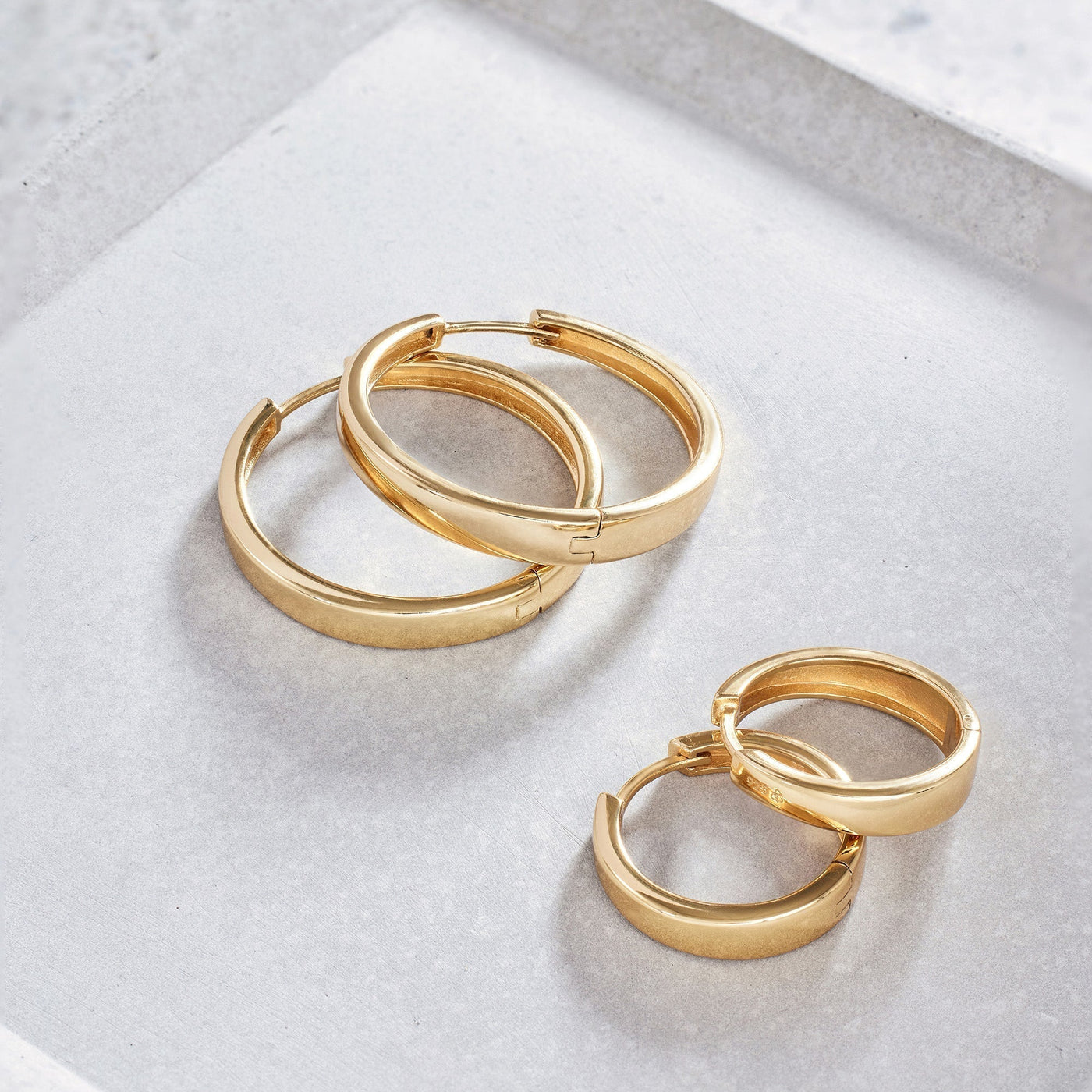 Gold Gia Hoop Earrings