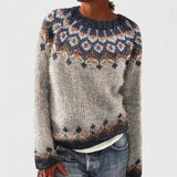 Amelia | Zeitlos Eleganter Pullover Für Damen – Dunkelgrau