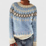 Amelia | Zeitlos Eleganter Pullover Für Damen – Hellblau