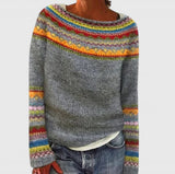 Amelia | Zeitlos Eleganter Pullover Für Damen – Grau 3