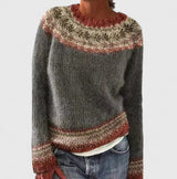 Amelia | Zeitlos Eleganter Pullover Für Damen – Grau 2