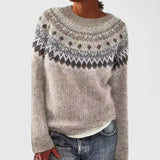 Amelia | Zeitlos Eleganter Pullover Für Damen – Dunkelgrau 2