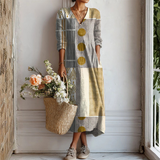 Bohemian-Kleid für Damen – Lässiger, schicker Festival-Look – Mehrfarbig