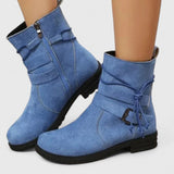 Johanna | Elegante Und Hochwertige Damenstiefel Für Stilvolle Auftritte – Blau