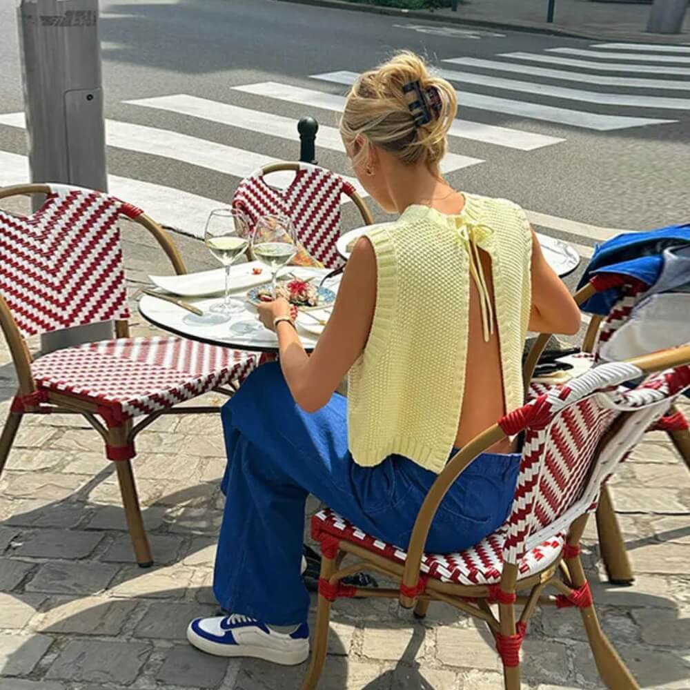 Emma - Modisches Stricktop