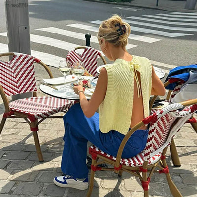 Emma - Modisches Stricktop