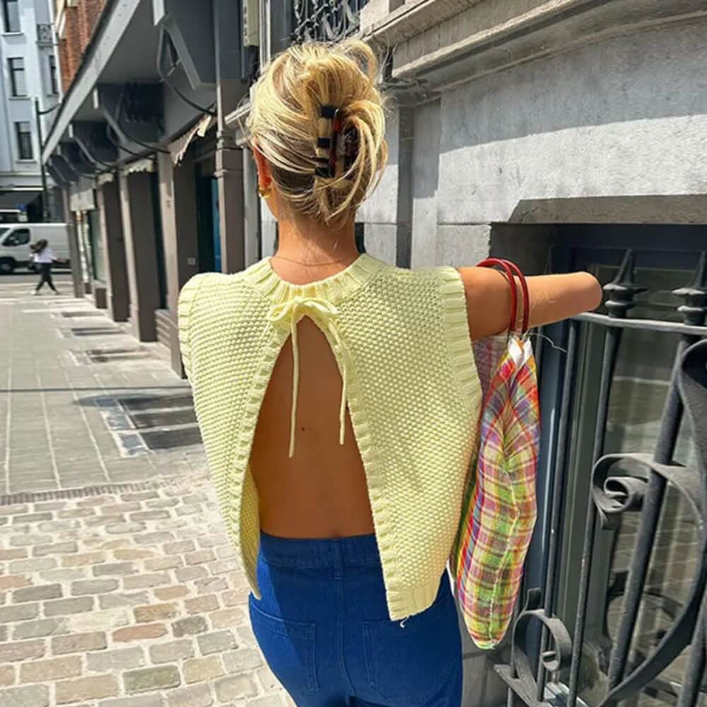 Emma - Modisches Stricktop