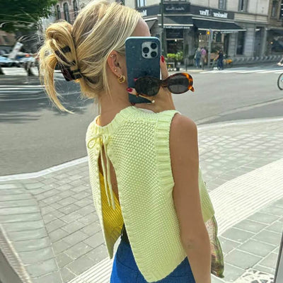 Emma - Modisches Stricktop