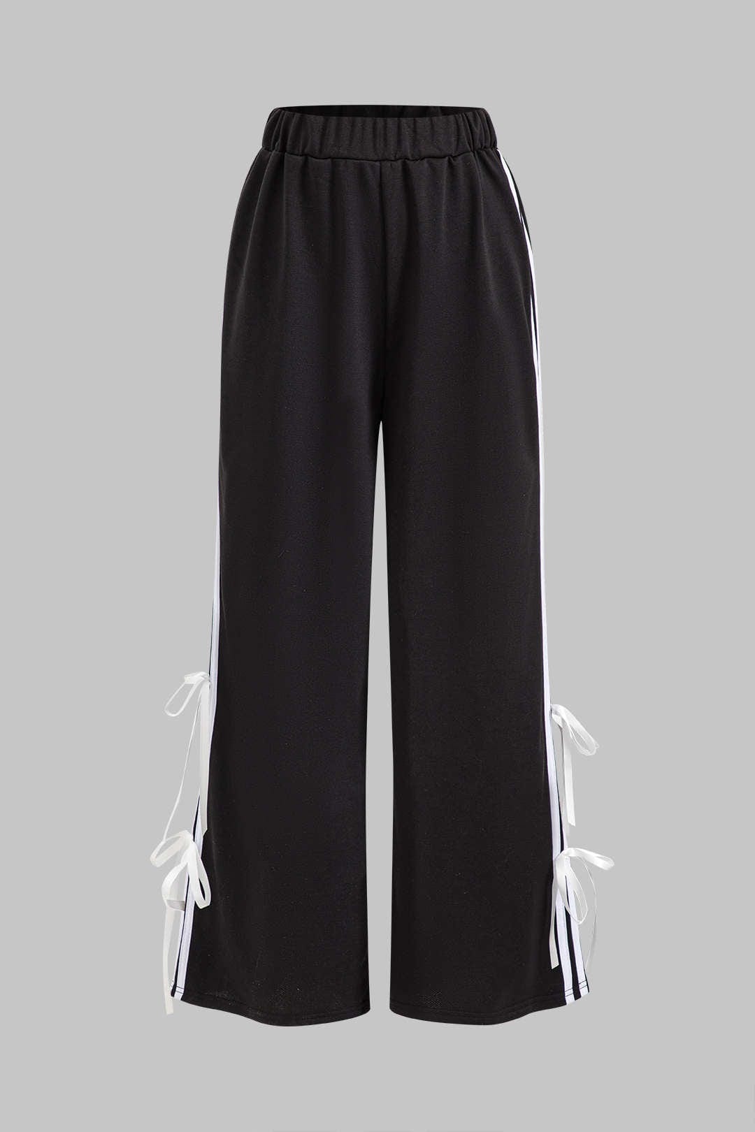 Leonie | Sportliches Zweiteiler-Set mit Schleifen-Details