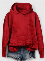 Ella | Eleganter Und Stilvoller Pullover Für Damen – Rot