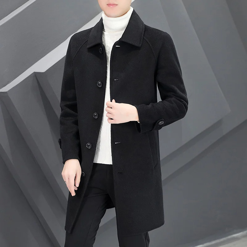 Herren Wollmantel Klassisch - Minimalistisches Design für den Winter