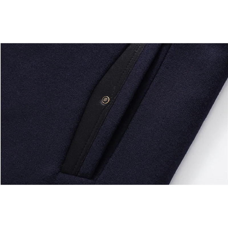 Herren Wintermantel - Warm & Stilvoll mit Stehkragen