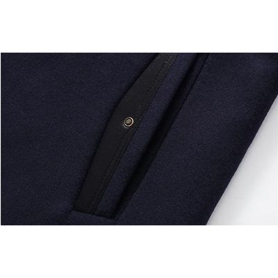 Herren Wintermantel - Warm & Stilvoll mit Stehkragen