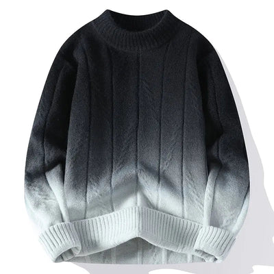 Farbverlauf Strickpullover für stilbewusste Männer