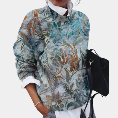 Damen Rundhalsausschnitt Strickpullover | Lässig