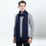 Feiner Langschal In Schlichtem Design – Dunkelblau