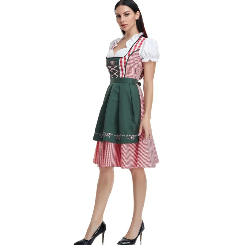Festliches Oktoberfest Midi Dirndl
