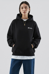 Antje | Luftiges Und Stilvolles Kapuzenpullover Für Damen – Dunkelschwarz