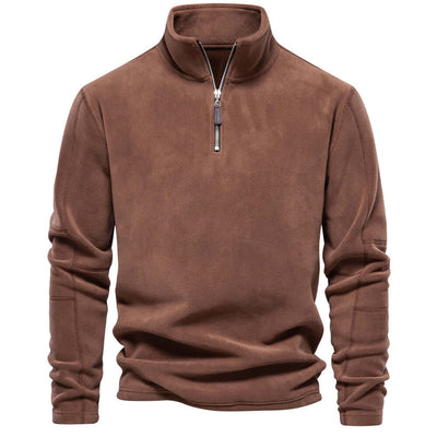 Fleece Pullover - Half Zip - Warm - Quarter Zip Fleece - Fleece für Männer