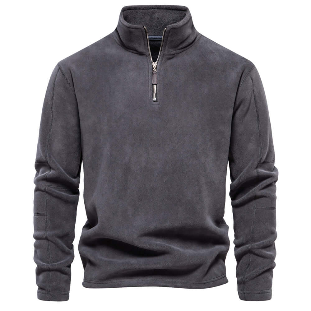 Fleece Pullover - Half Zip - Warm - Quarter Zip Fleece - Fleece für Männer