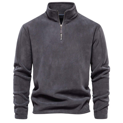 Fleece Pullover - Half Zip - Warm - Quarter Zip Fleece - Fleece für Männer