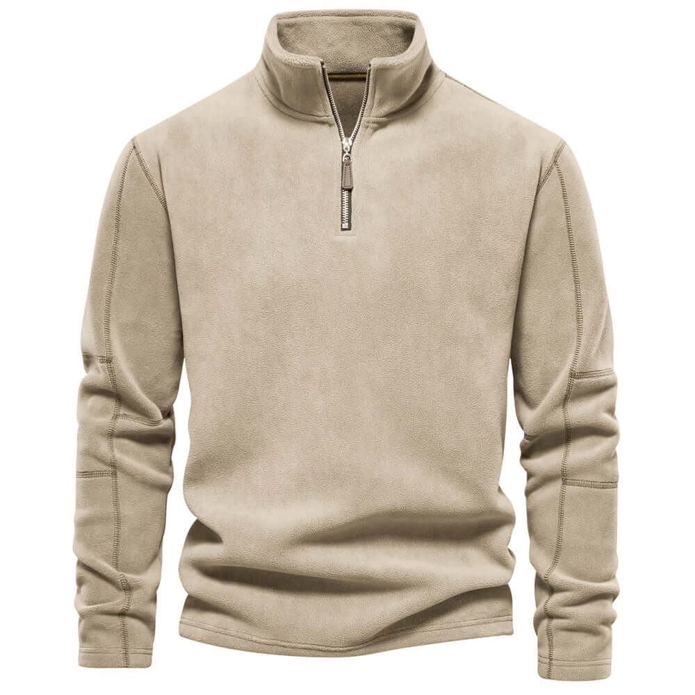 Fleece Pullover - Half Zip - Warm - Quarter Zip Fleece - Fleece für Männer