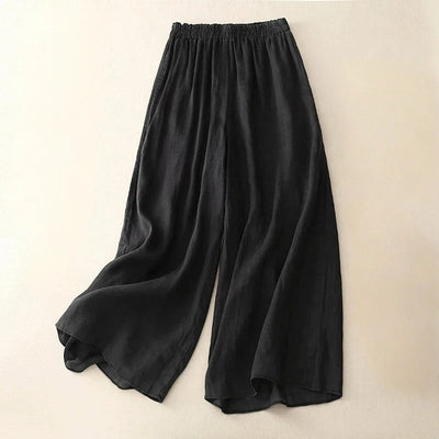 Fließende Weitbein-Hose für eleganten Komfort