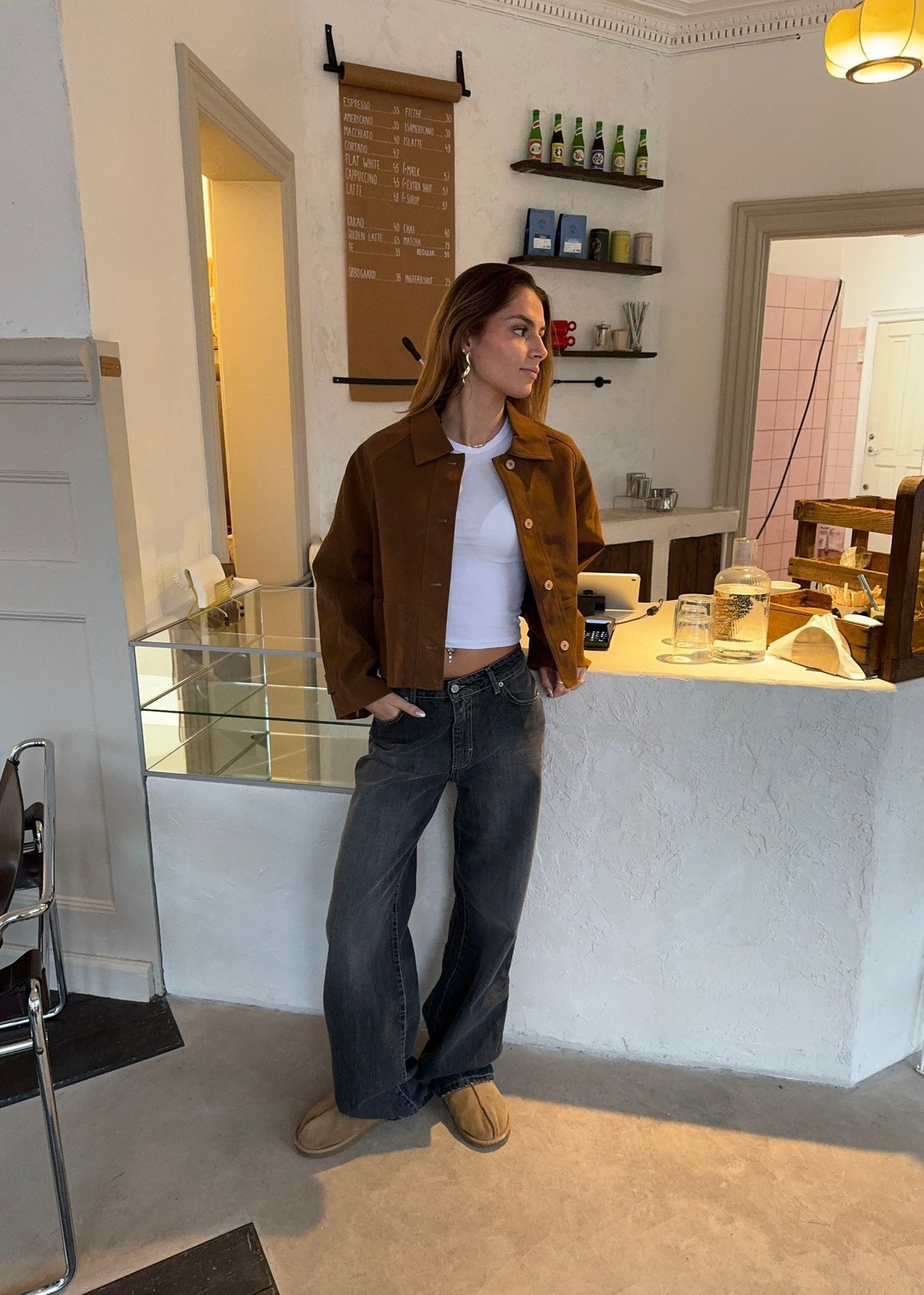 Damenjacke – Baumwollmix – Lässiger Schnitt mit Reißverschluss