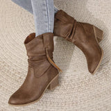 Mathilda | Stilvolle Und Bequeme Damen-Westernstiefel Im Boho-Chic – Dunkelbraun B
