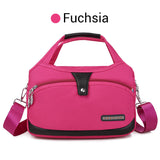 Oella | Diebstahlsichere Handtasche mit 10 Fächern – Fuchsia
