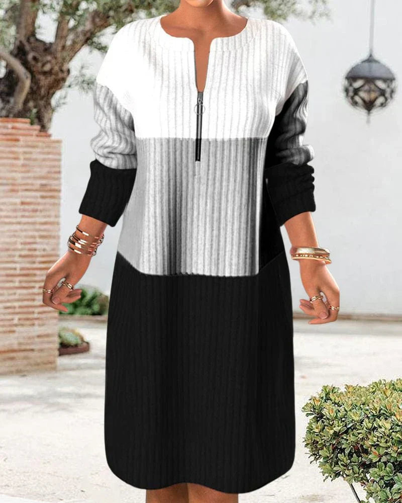 Elegantes Damen Cocktailkleid mit Rundhalsausschnitt