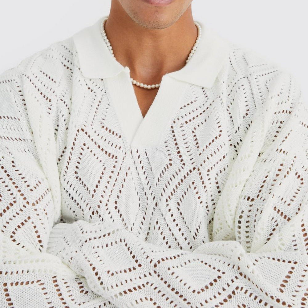 Leichtes Herren Strickshirt