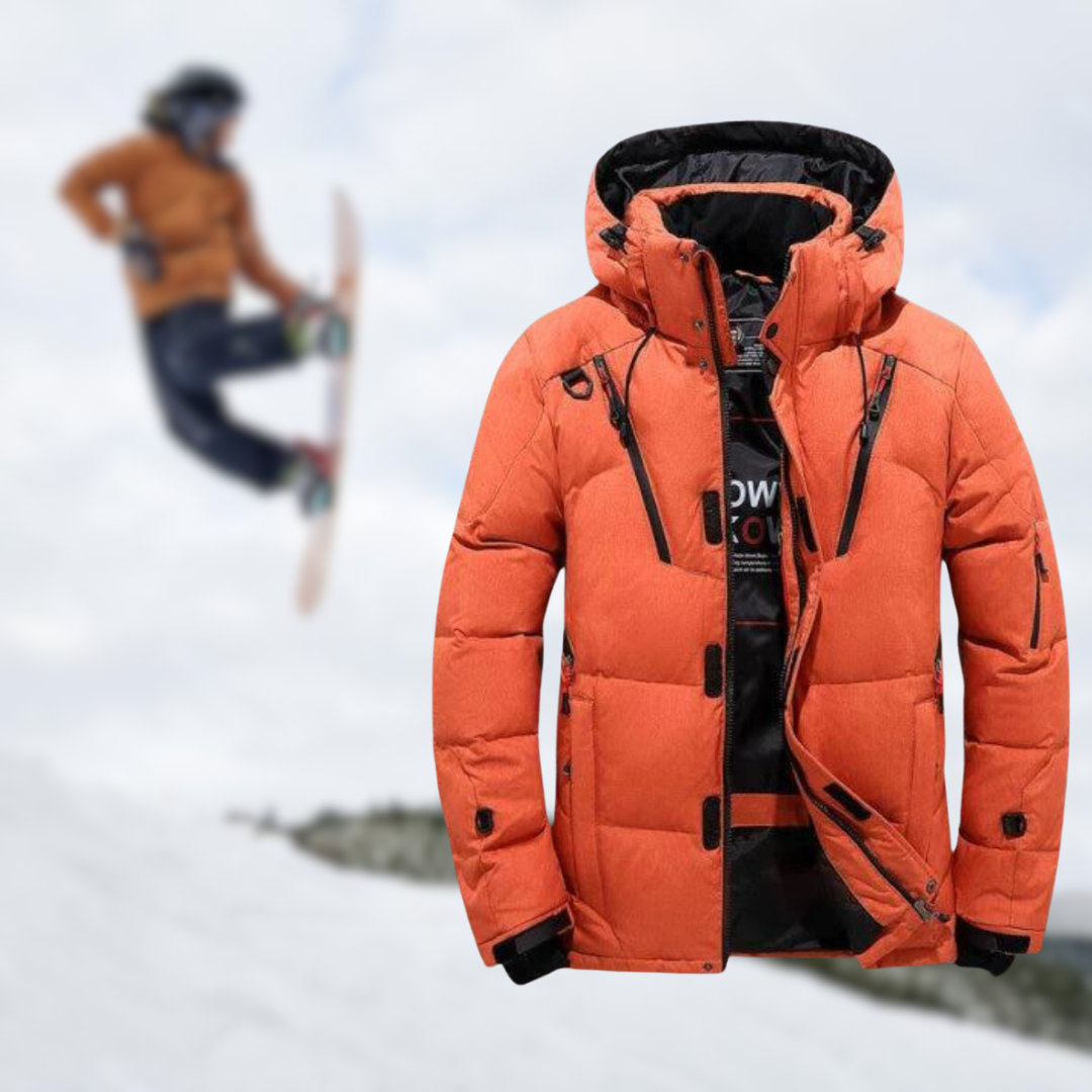 Herren Winterparka mit abnehmbarer Kapuze - Wasserdicht & Wärmend
