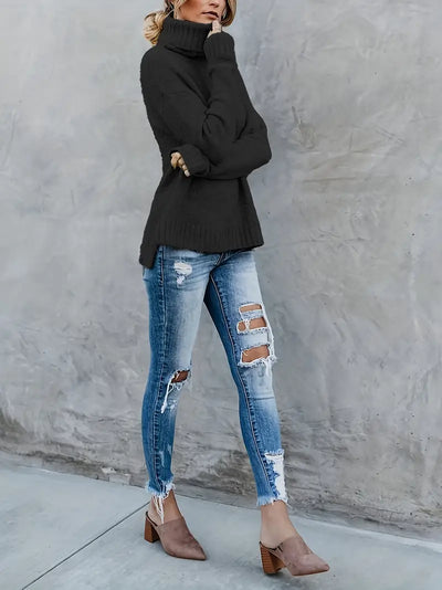 Damen Rollkragenpullover - Elegant & Warm