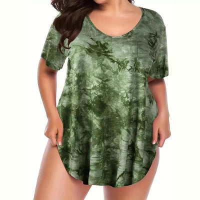 Roswitha® | Luftiges Tunika Top mit Brusttasche