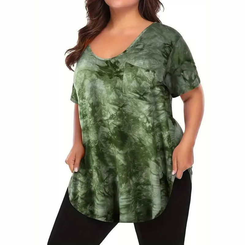 Roswitha® | Luftiges Tunika Top mit Brusttasche