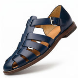 Ramsden - Hochwertige Gladiatorensandalen – Marineblau