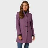 AGNES / ELEGANTER DAMENMANTEL MIT PERFEKTEM SCHNITT – Violett