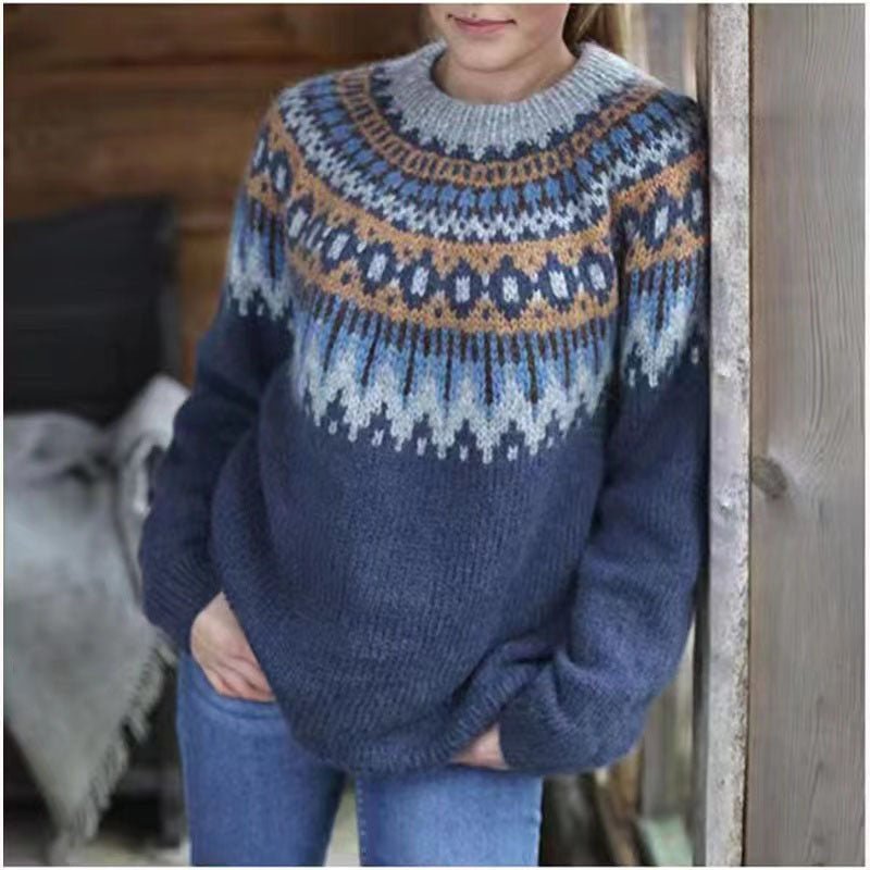 Gemütlicher Fair-Isle Pullover für Wintertage