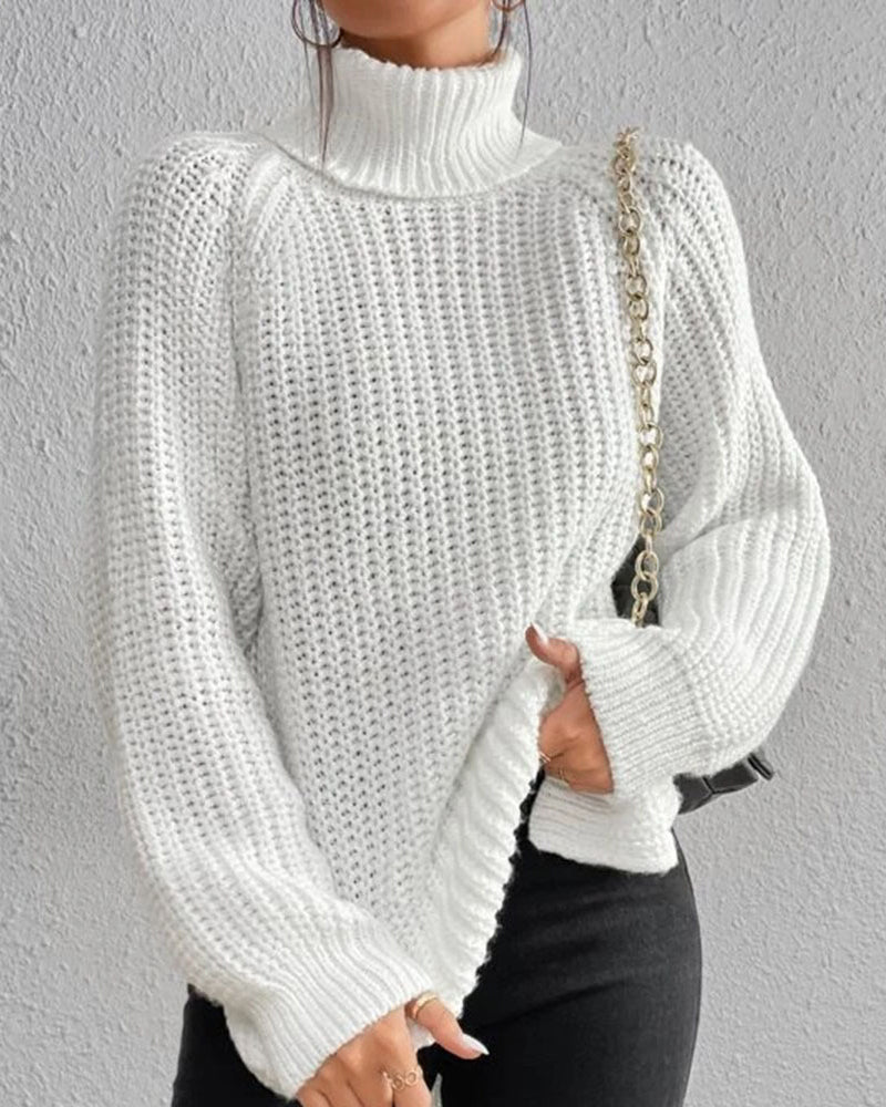 Gemütlicher Rollkragenpullover für kalte Tage