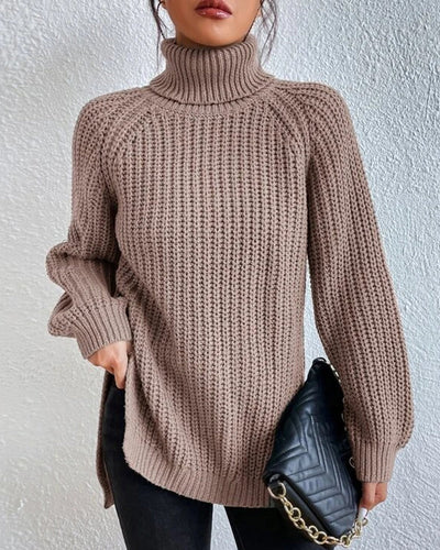 Gemütlicher Rollkragenpullover für kalte Tage