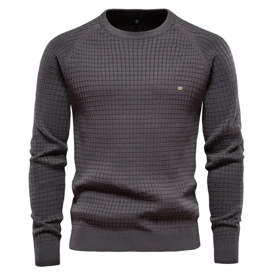 Gemütlicher Rundhals Pullover für kalte Tage